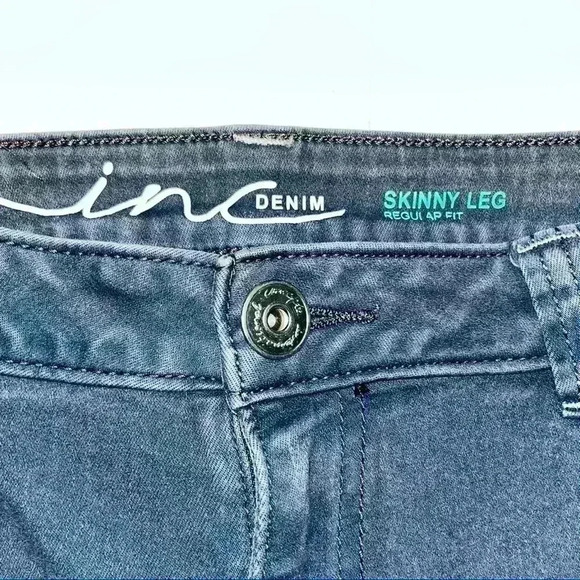 INC. International Concepts Skinny Jean cropped ankle blue wash - Picture 3 of 6